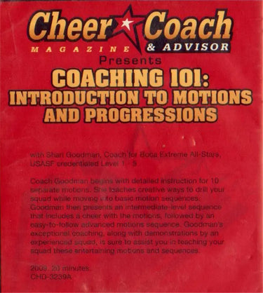 (Rental)-Cheer Coach Magazine: Coaching 101: Intro to Motions & Progressions Shari Goodman